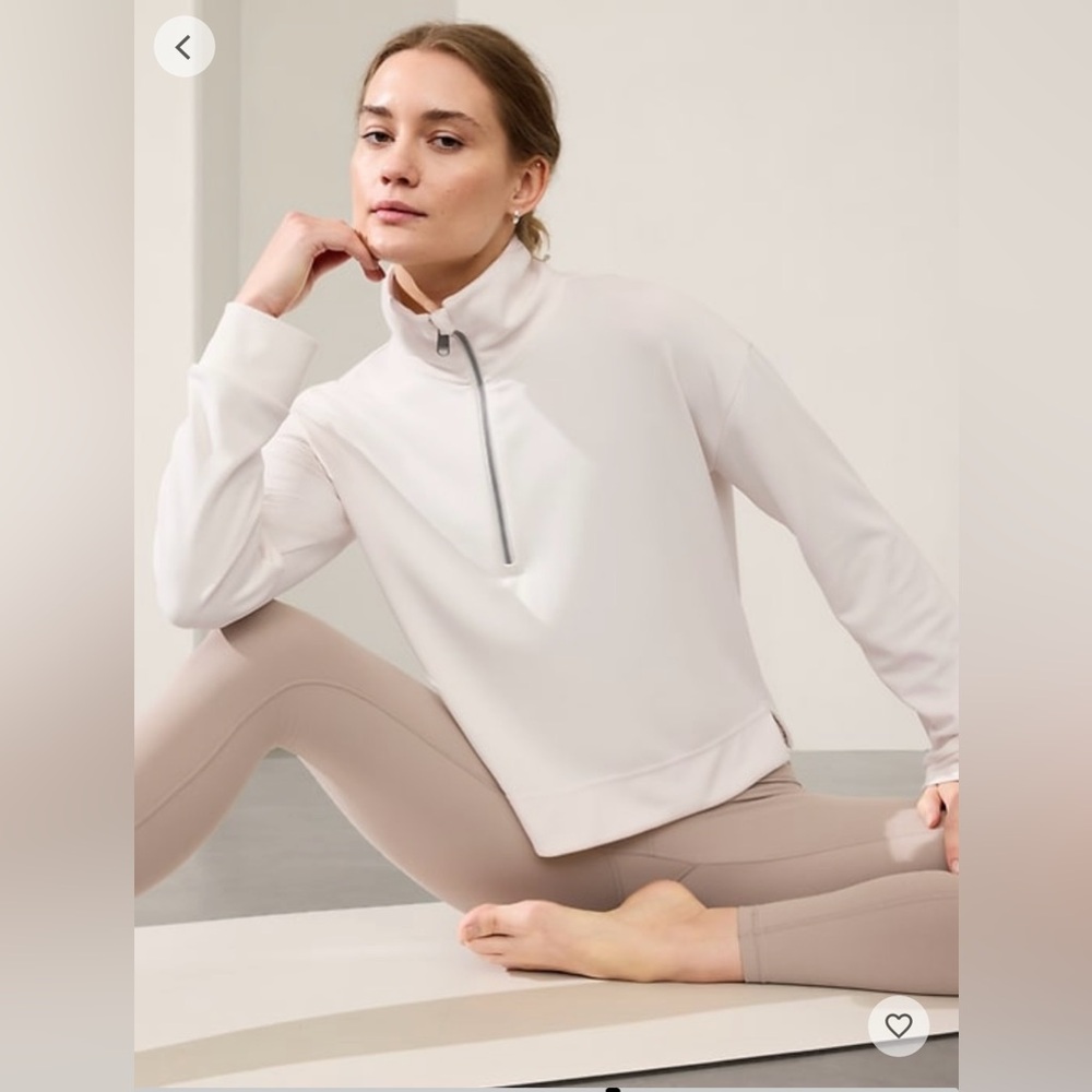 Athleta Seasoft Quarter Zip